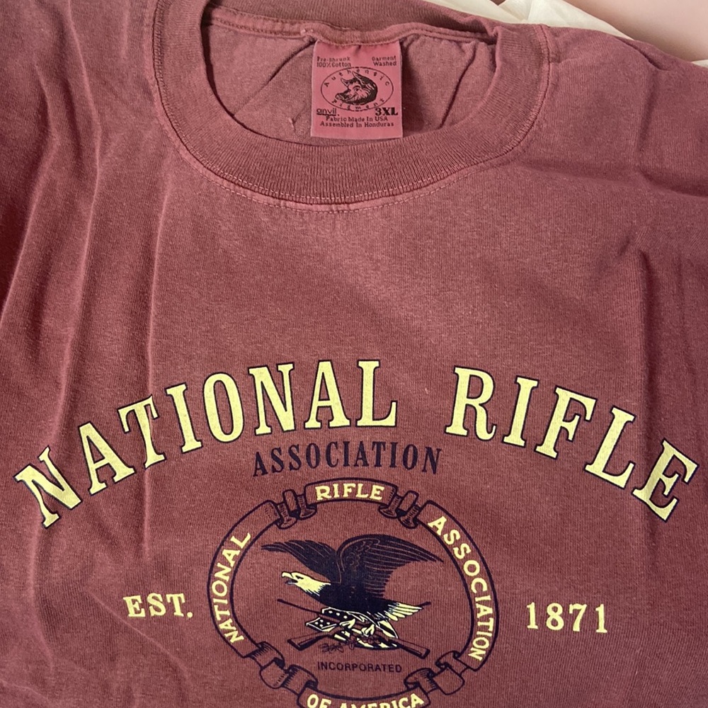 NWT National Rifle Association short sleeve T Size 3XL